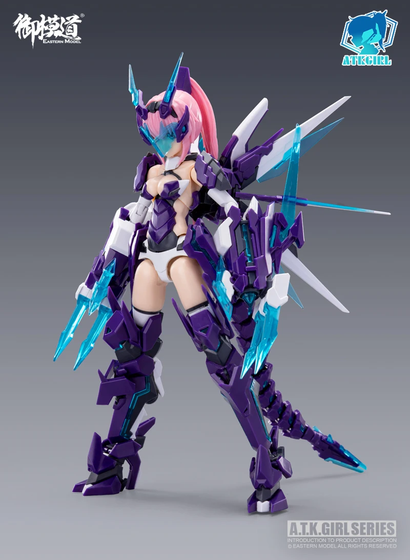 Фото COMIC CLUB В НАЛИЧИИ 1/12 Frame Arms A.T.K Girl DIVINE BEASTS-QINGLONG by E-model Assembly Action Robot Toys Рисунок №5