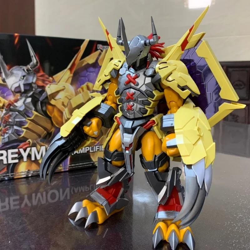 Bandai Цифровой Монстр собранная модель wargraymon 20 см игрушки статуя экшн-фигурки
