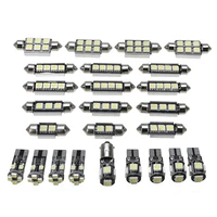 25pcsset car interior white led lights bulbs kit for x5 e70 m 2007 2013 car signal lamp car accessories