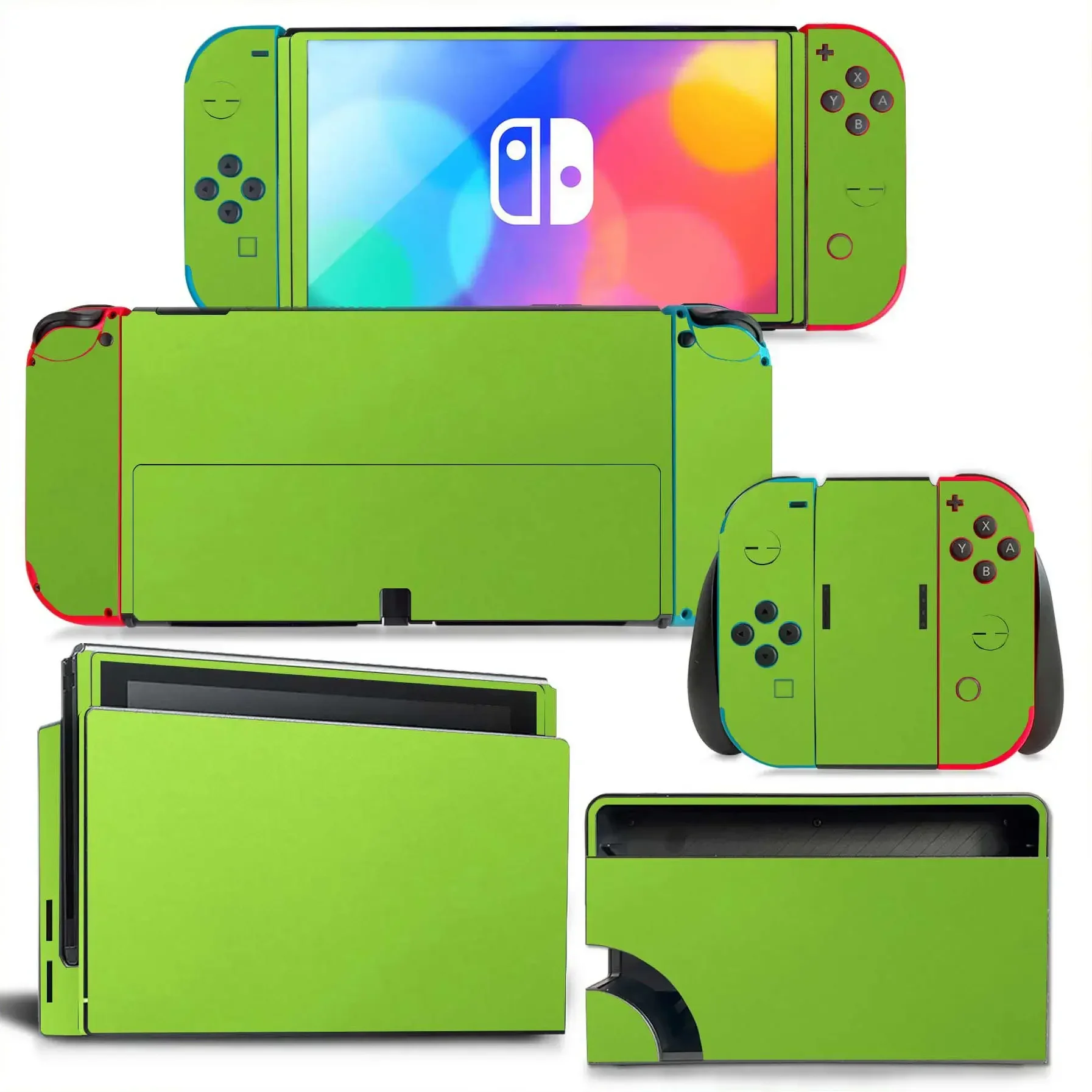 Матовая однотонная кожа всего тела для Nintendo Switch OLED-устойчивая к царапинам