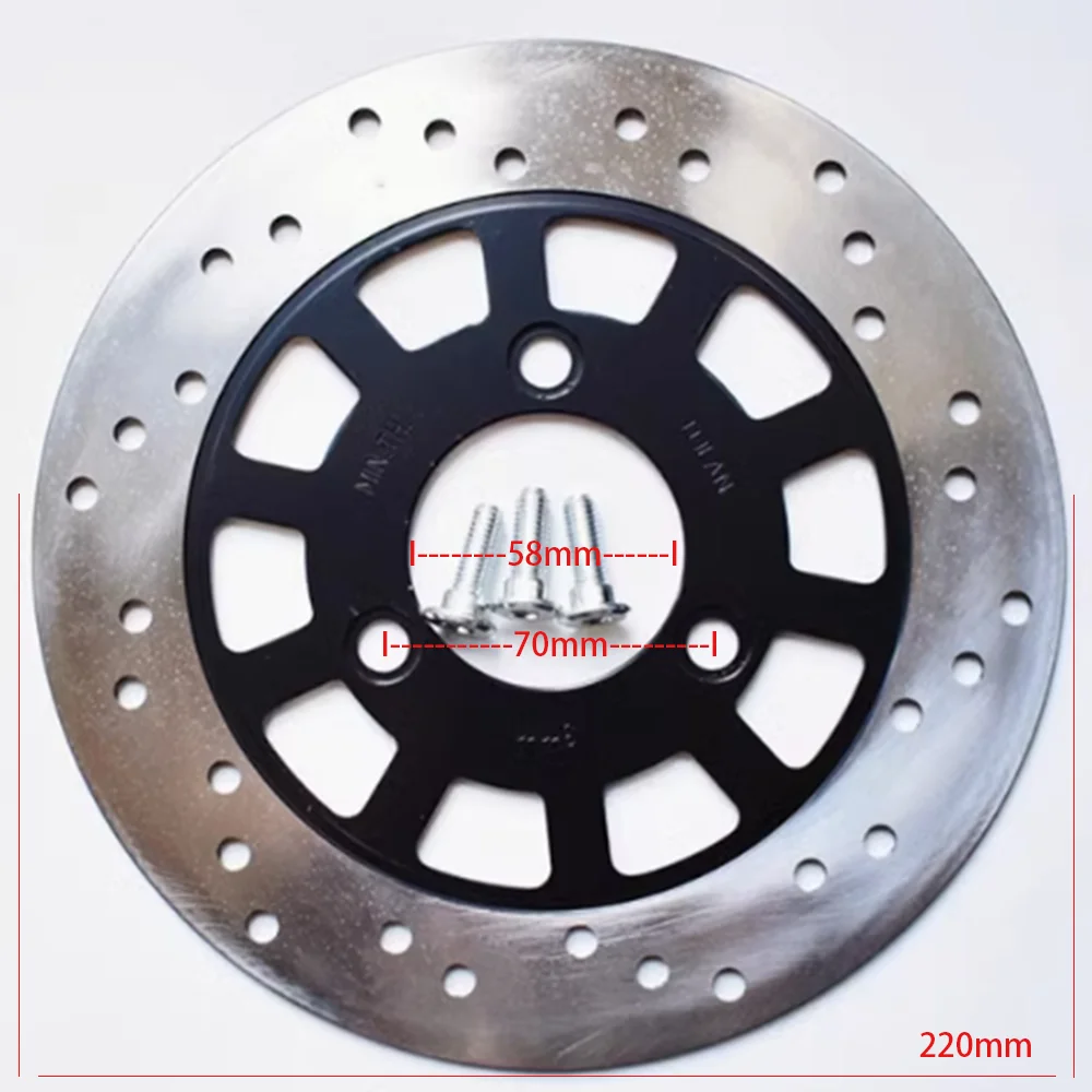 

Ротор тормозного диска для мотоцикла, алюминий, 190 мм, 200 мм, 220 мм, 3 отверстия, диск 58 мм, 70 мм