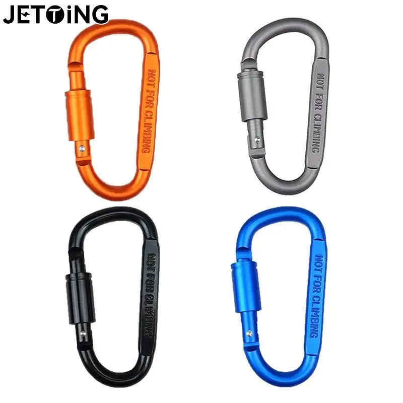 

Aluminum Alloy Carabiner D-shaped Quick-hanging Buckle D-shape Carabiner Multi-functional Quick-hanging Outdoor Camping Climbing