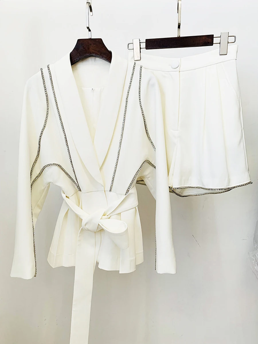 VGH однотонные шикарные комплекты из двух предметов для женщин туника с длинными