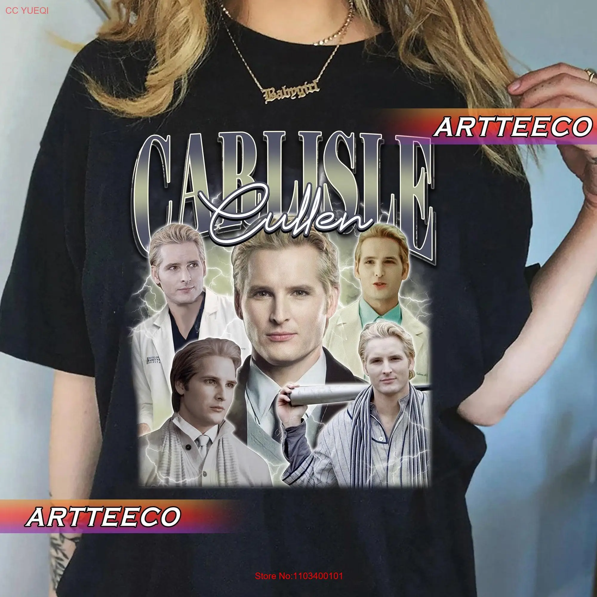 Винтажная Толстовка Carlisle Cullen с длинным или коротким рукавом
