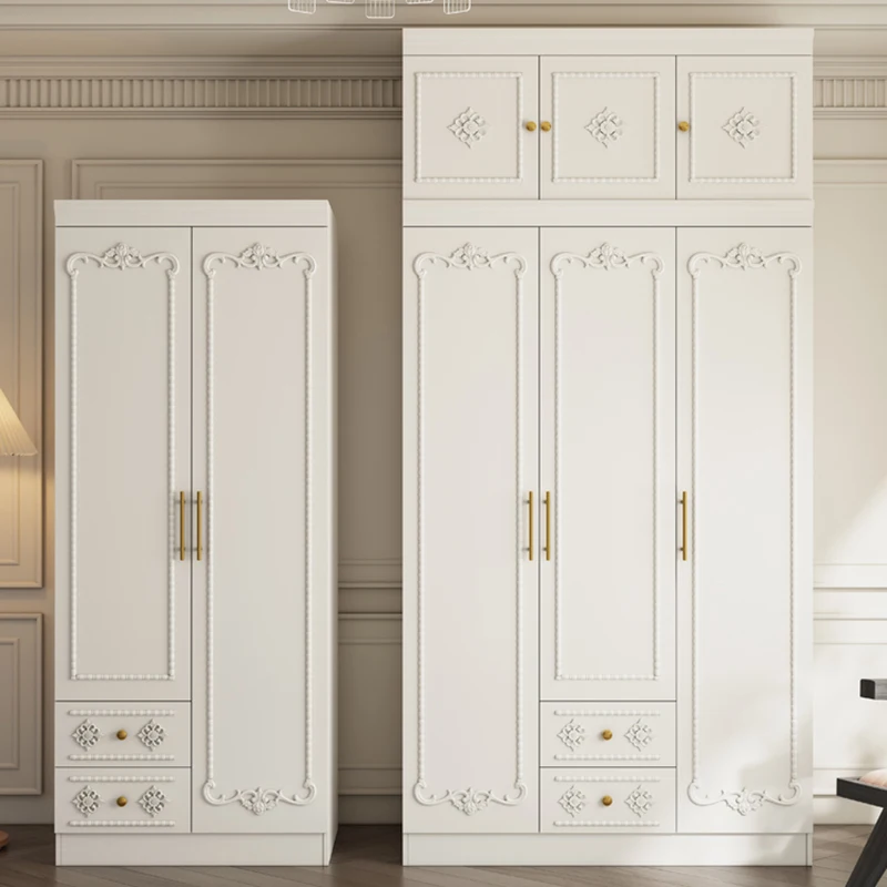 Шкафы с выдвижными ящиками роскошные белые Висячие шкафы для одежды квартирные