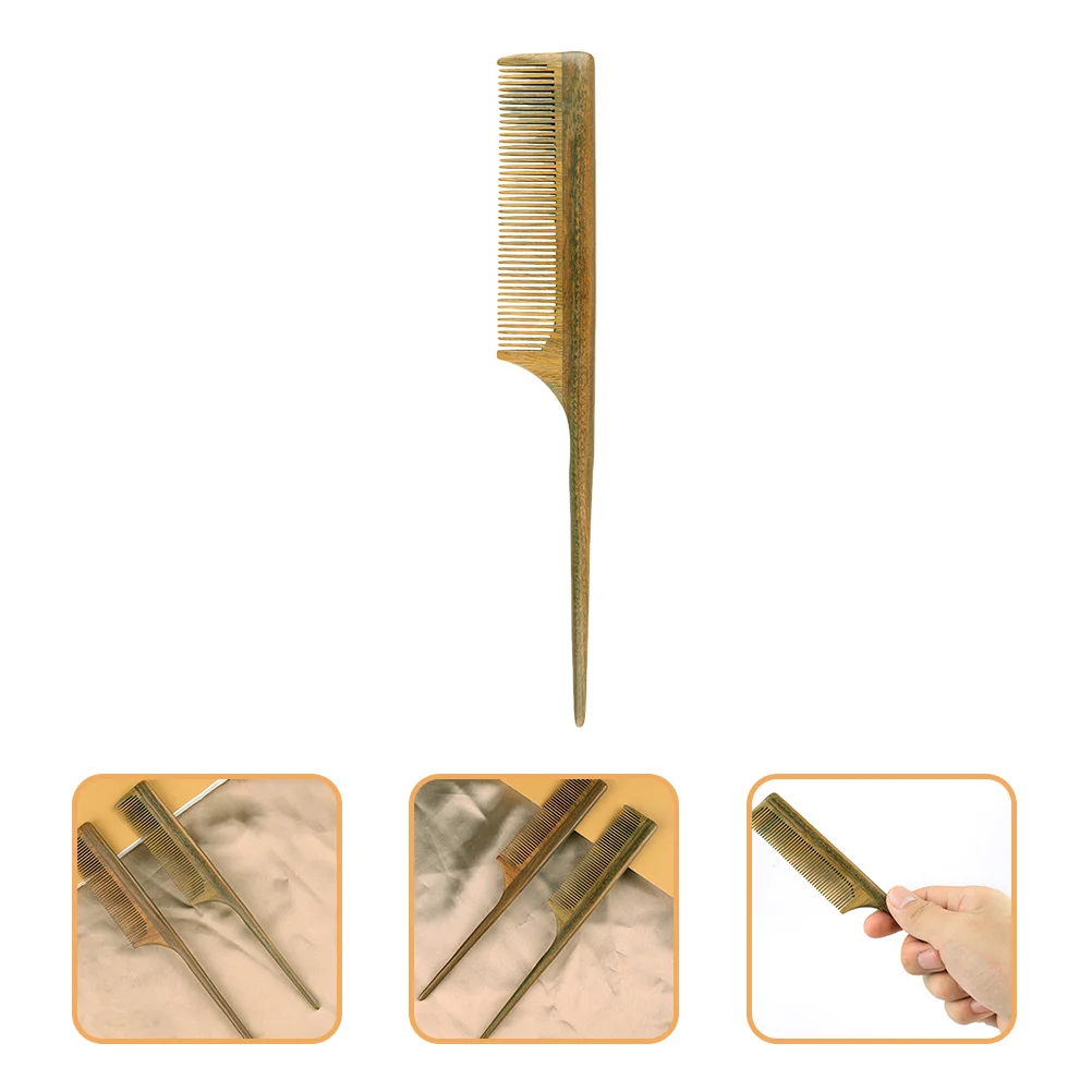 

Anti-static Tip Tail Comb Sandalwood Pintail Comb Hairdressing Picking Comb