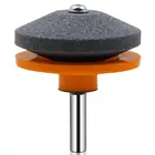 Шлифовальная точилка для газонокосилки, лезвие для роторной дрели, садовая режущая газонокосилка, износостойкая точилка, Шлифовальная головка