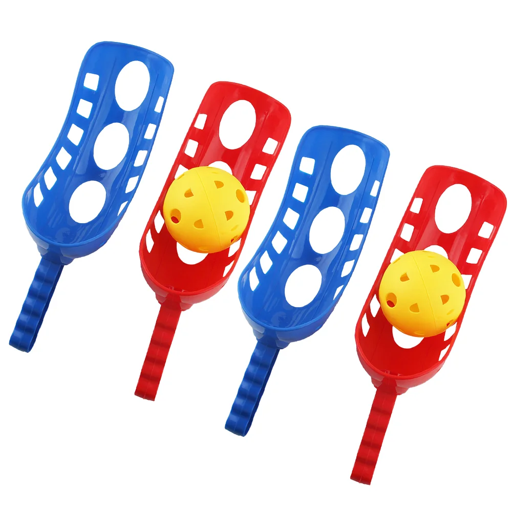 

Game Catch Scoop Toy Set Launcher Games Outdoor Kids Cup Play Double Lawn Throwing Toys Throw Catching Hand Paddle Coordination