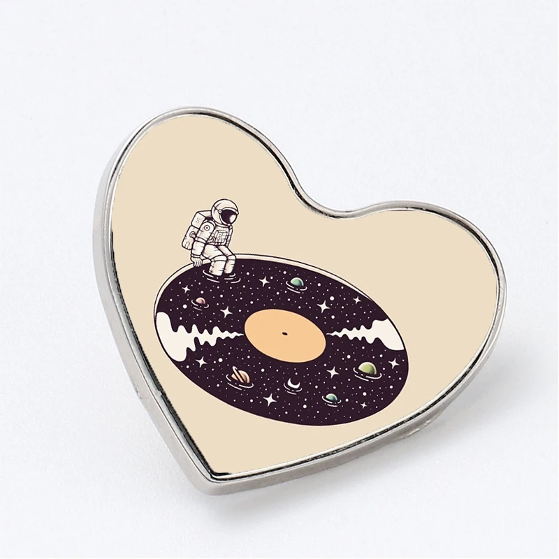 

Космический звук Rtf Броши заколка ювелирный аксессуар индивидуальная брошь модные значки на лацкан