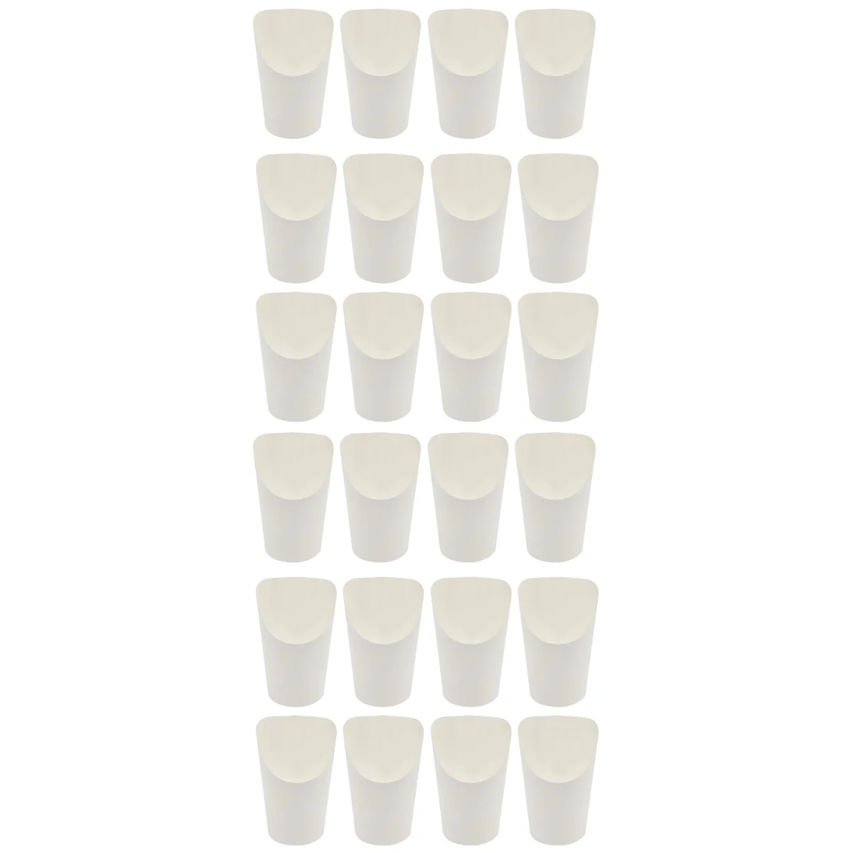

100 Pcs Kraft Paper Cup Take-out Cup for French Fries Ice Cream