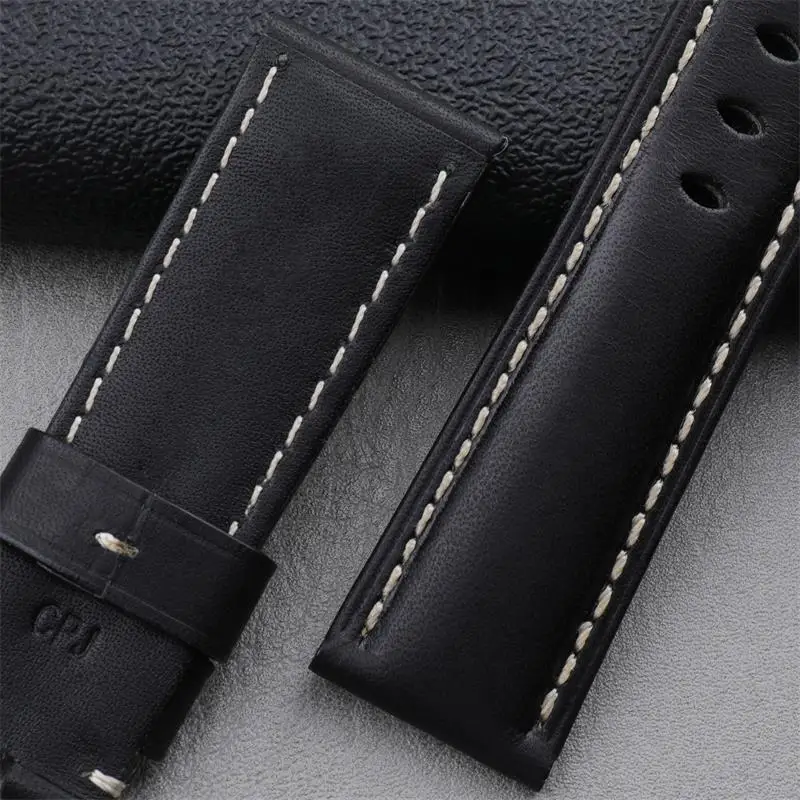 Ремешок BEFIA из натуральной кожи для Panerai ремешок PAM111/441 24 мм браслет нержавеющей