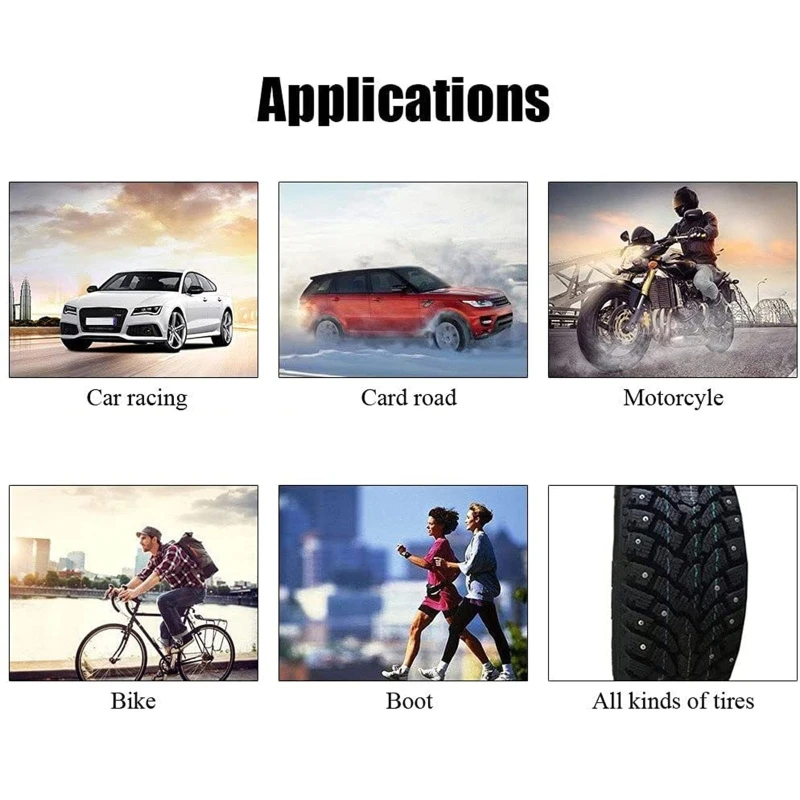 

100Pcs Multipurpose Screws Winter Wheel Tire Safety Spikes