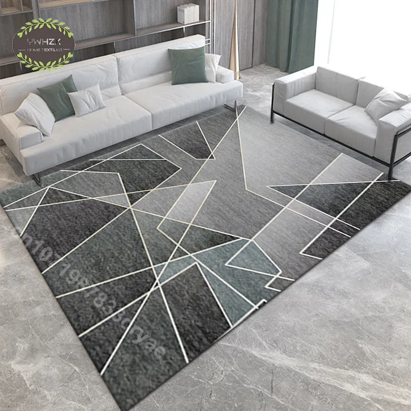 

3D Luxury Style Carpet Living Room Floor Mat Bedroom Bedside Large Area Rugs Decoration Coffee Tables Sofa Flannel Soft Room Rug