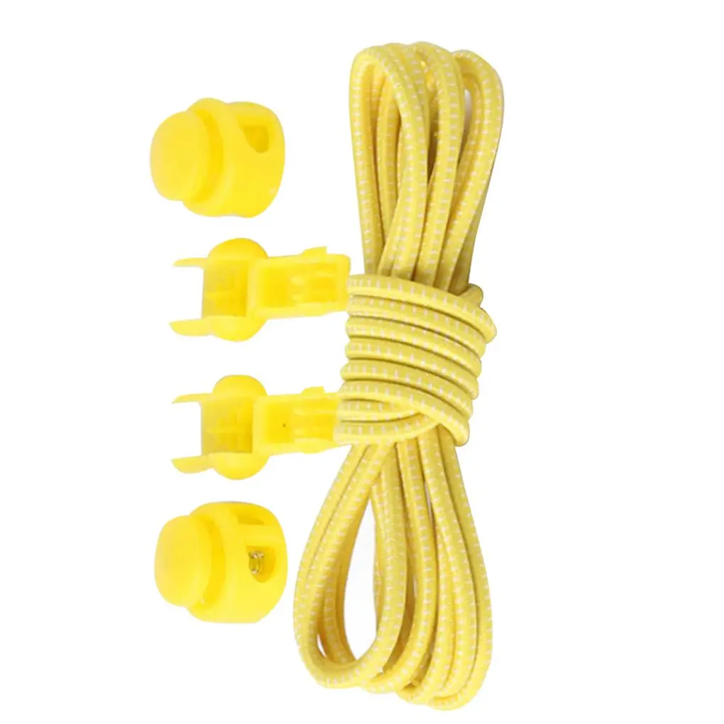 

1 Pair Elastic No Tie Locking Shoelaces Shoe Laces Strings Replacement for Sports Shoes Sneakers Skates Boys Girls