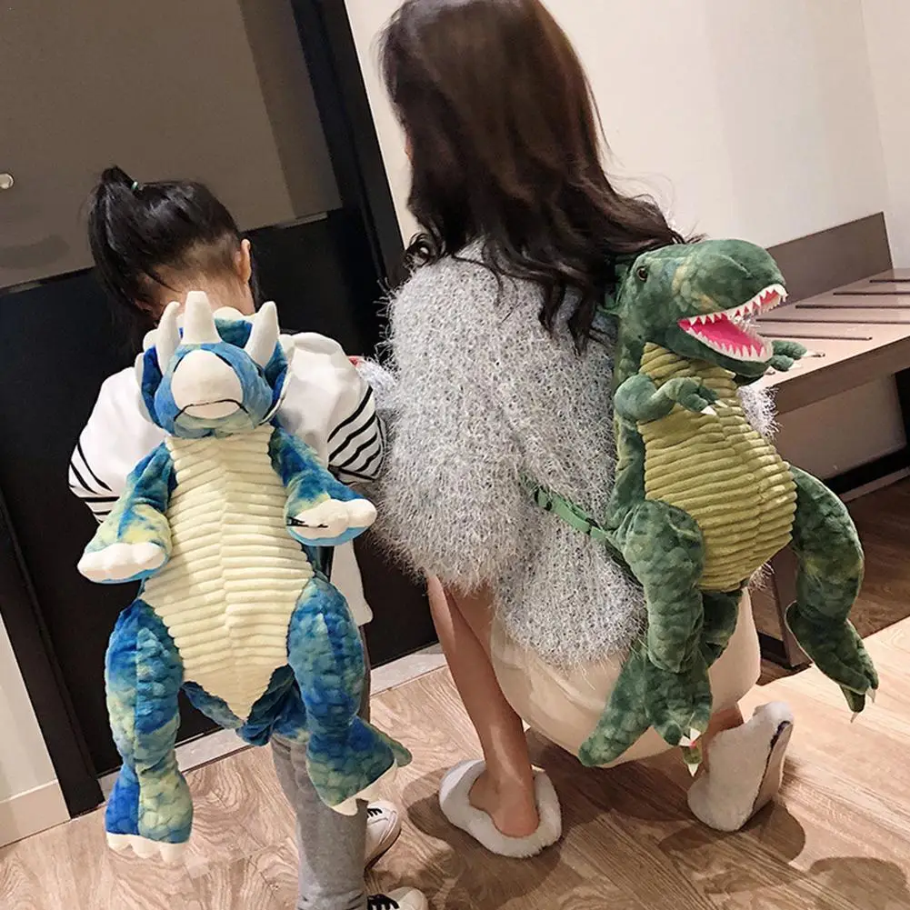 

Креативный 3D плюшевый рюкзак Dianosaur для детей, малышей, милый симулятор животного, динозавр, сумки для кукол, Детские Наплечные игрушки, подар...