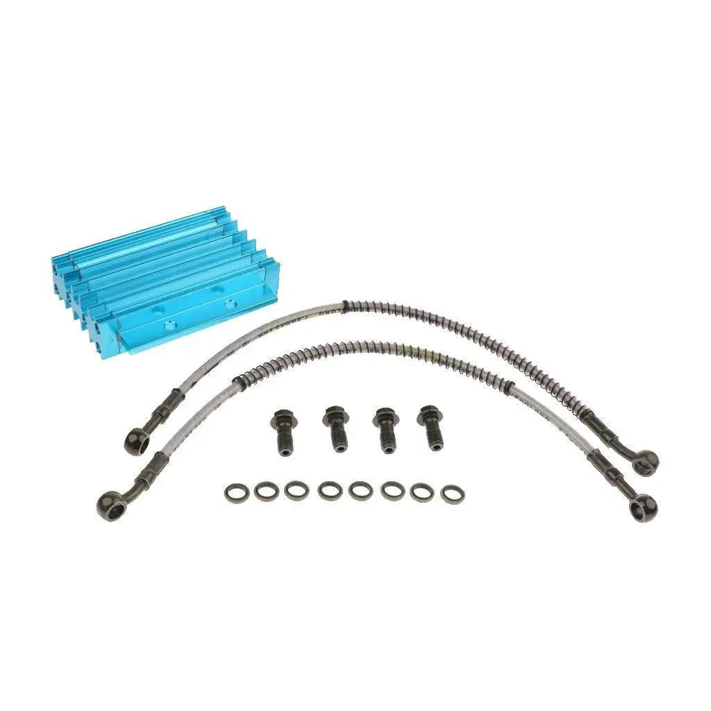 

СИНИЙ Масляный радиатор двигателя Cnc 125 140cc 150cc внедорожник