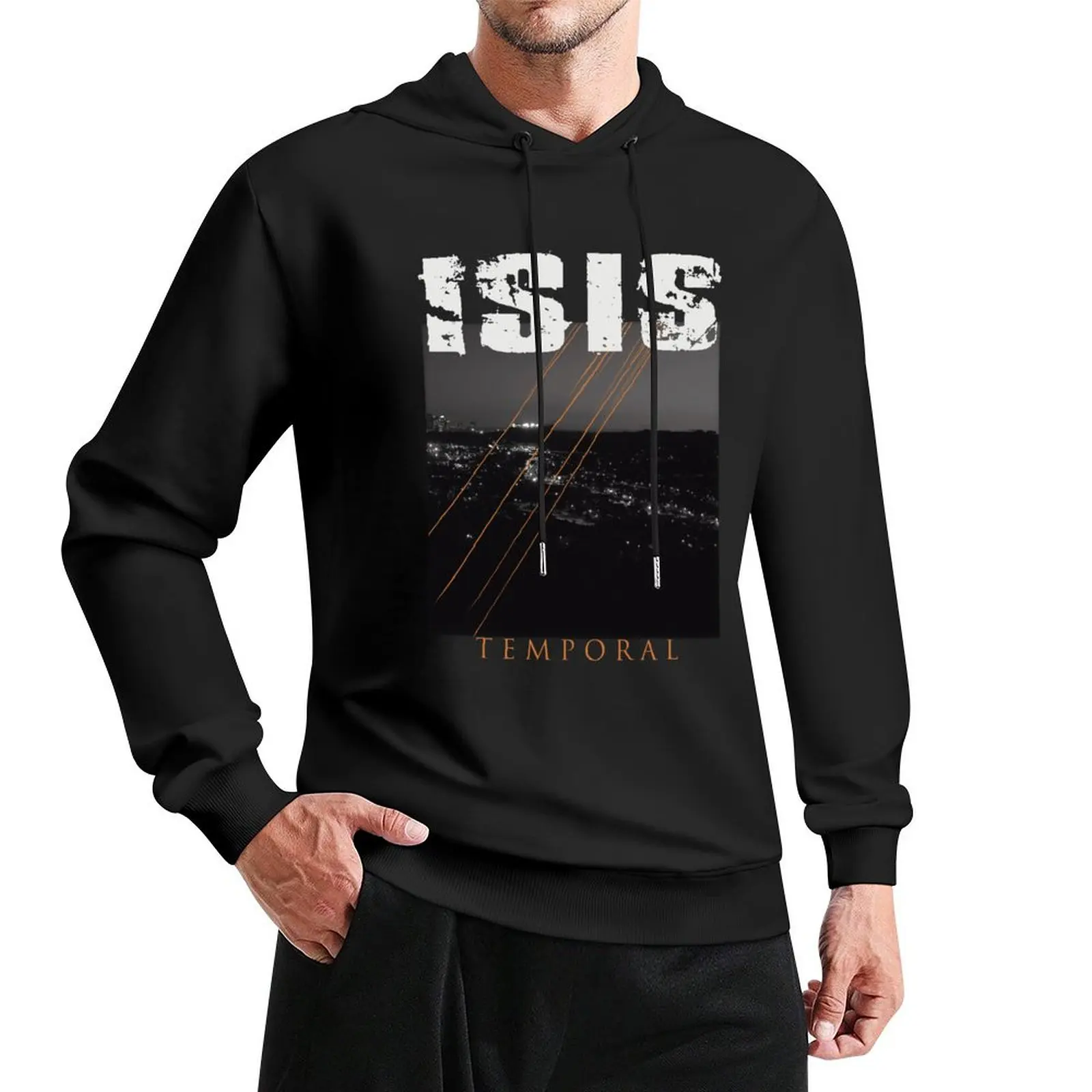 ISIS - Temporal Post Metal Sludge Pullover Hoodie графические футболки мужская одежда для мужчин новые