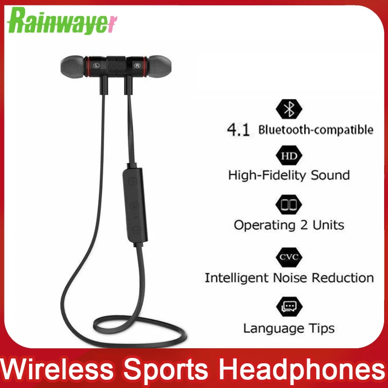 

Магнитная беспроводная гарнитура 5,0, гарнитура для шеи с стерео басами, спортивные наушники-вкладыши, гарнитура с микрофоном для всех мобил...