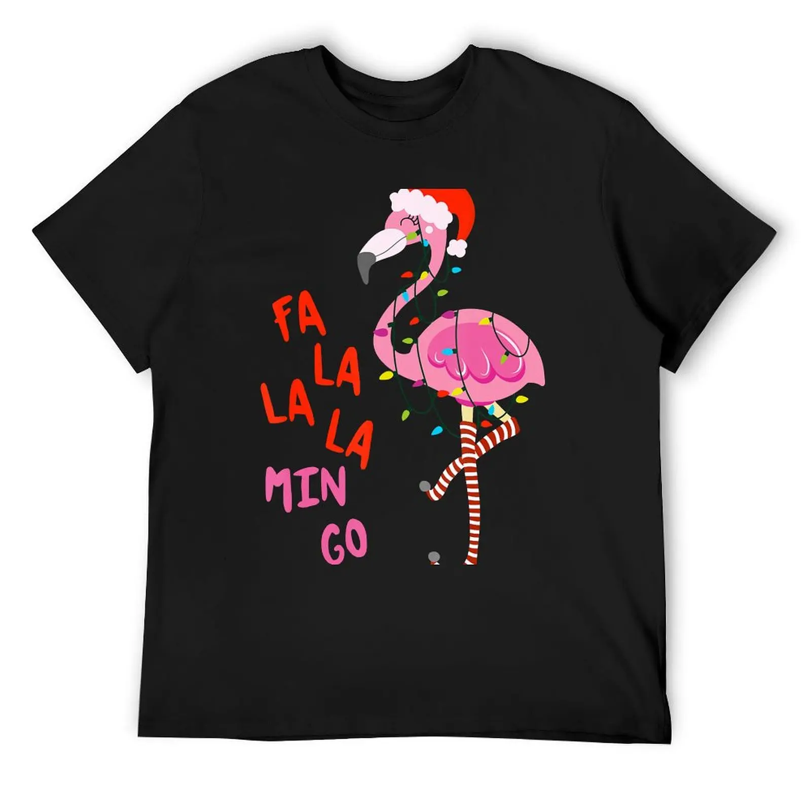 Футболка Fa La Mingo Flamingo For Christmas Xmas Animal Lover футболка большого размера с рисунком синяя