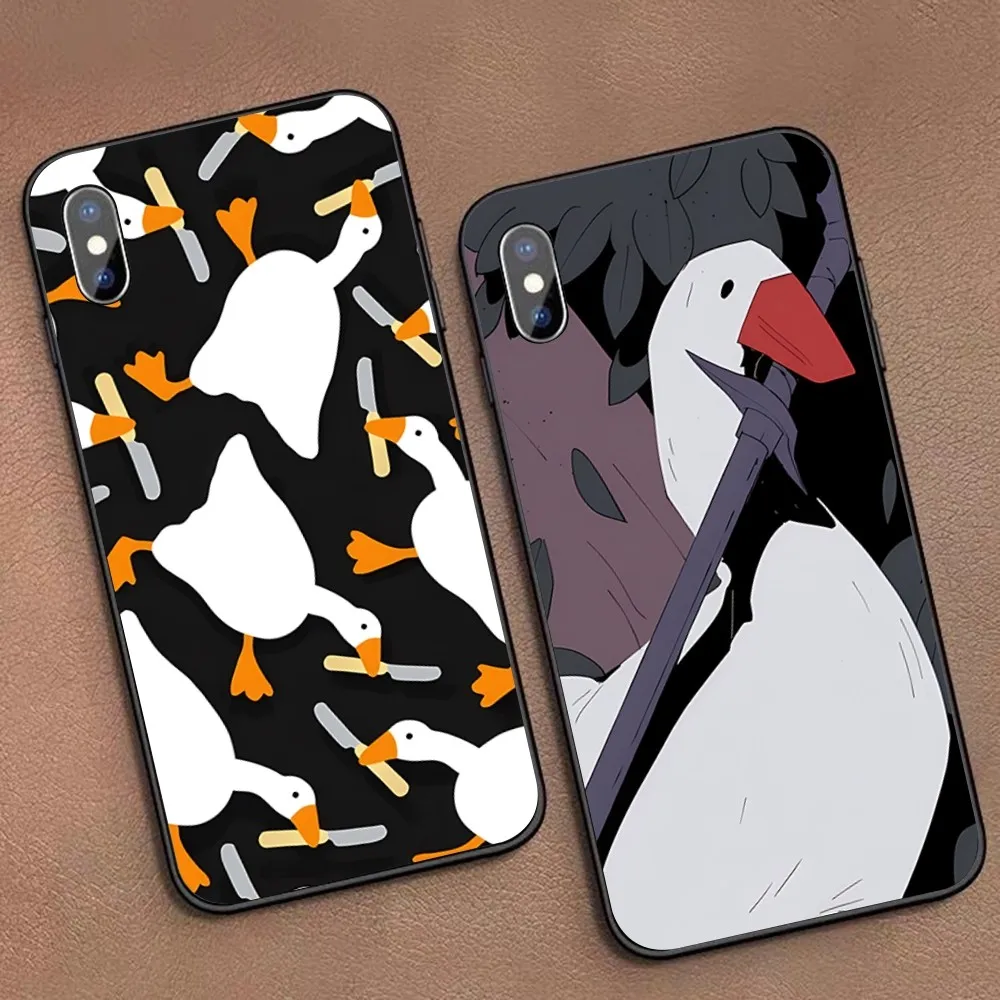 

Duck Untitled Goose Game Phone Case For iPhone 15 14 11 12 13 Mini Pro XS Max Cover 6 7 8 Plus X XR SE 2020 Funda Shell