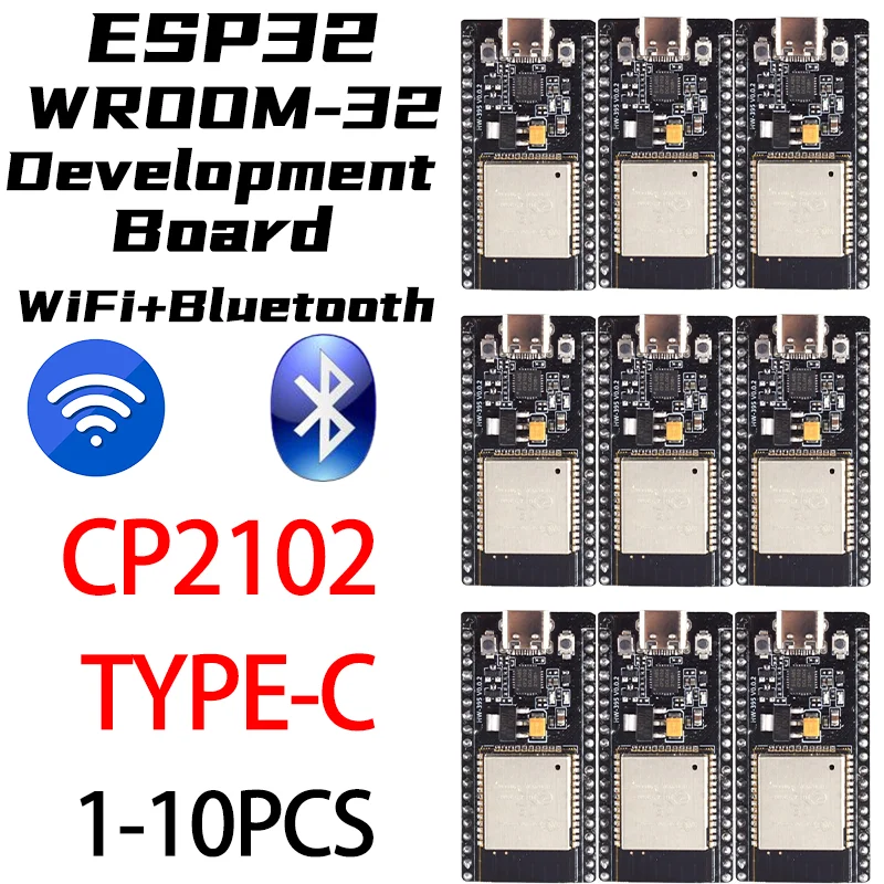 Макетная плата ESP32 с USB-интерфейсом типа C беспроводной модуль Wi-Fi и Bluetooth