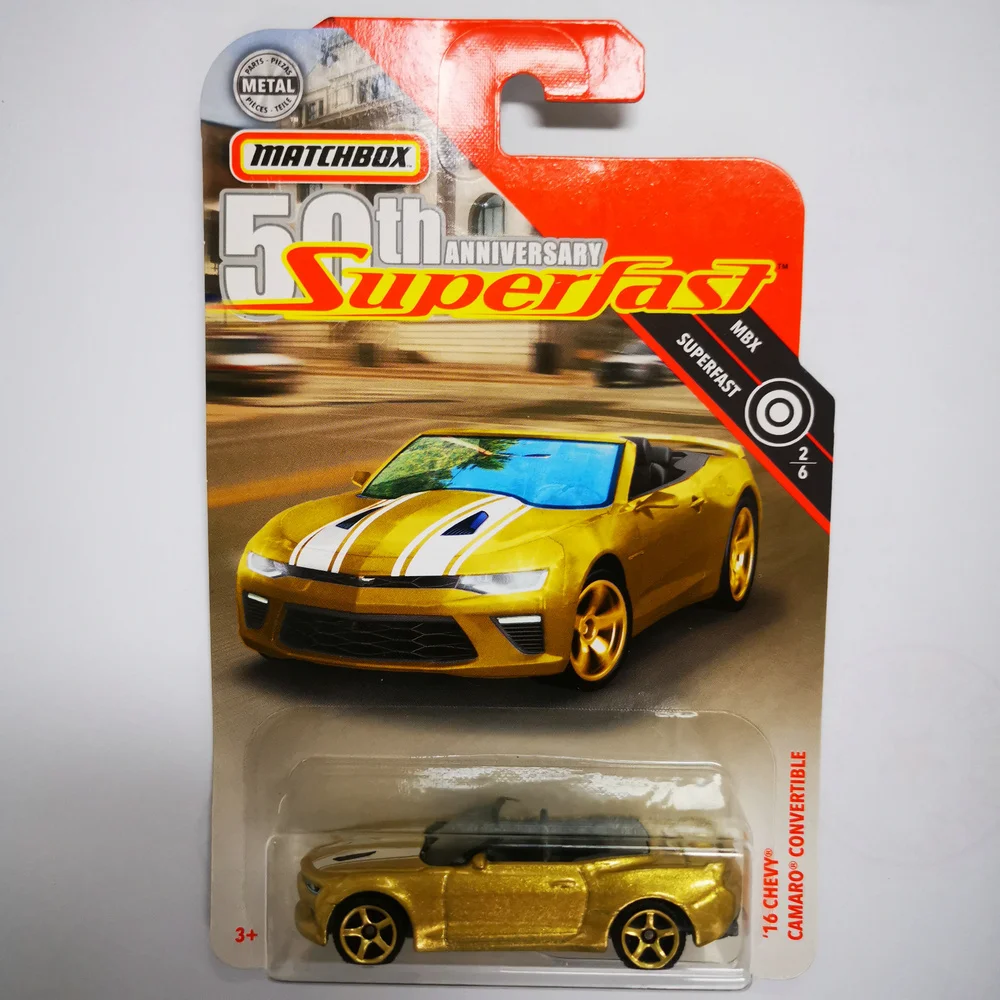 

Модель металлической формы для матча Superfast 16 CHEVY CAMARO CONVERTIBLE 50-я годовщина