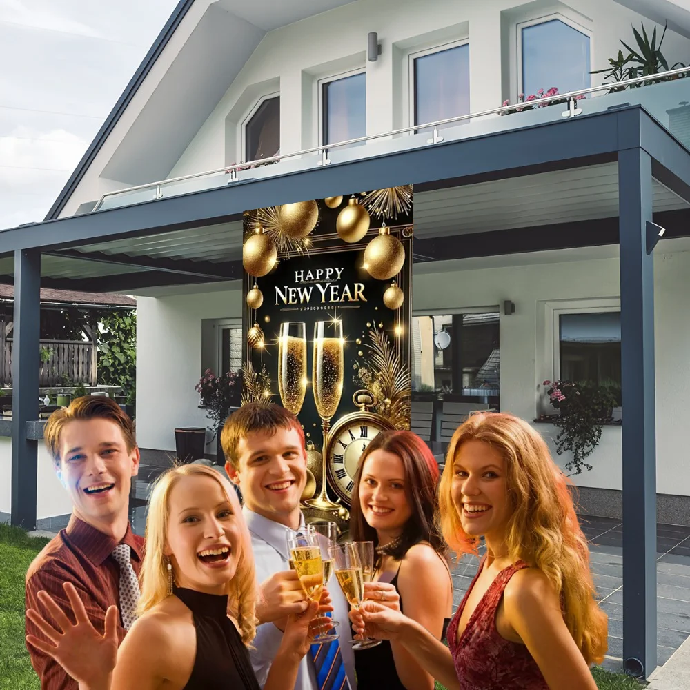 Праздничный виниловый фон &quotС Новым годом&quot