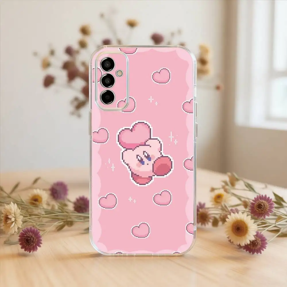 Чехол для телефона с рисунком Pink P-Pixel K-Kirbys-KK для SamsungA10,12,20,21S,30,31,40,50,51,52,70,71, прозрачный чехол (art.: 3920da6078155) - 3920da6078155