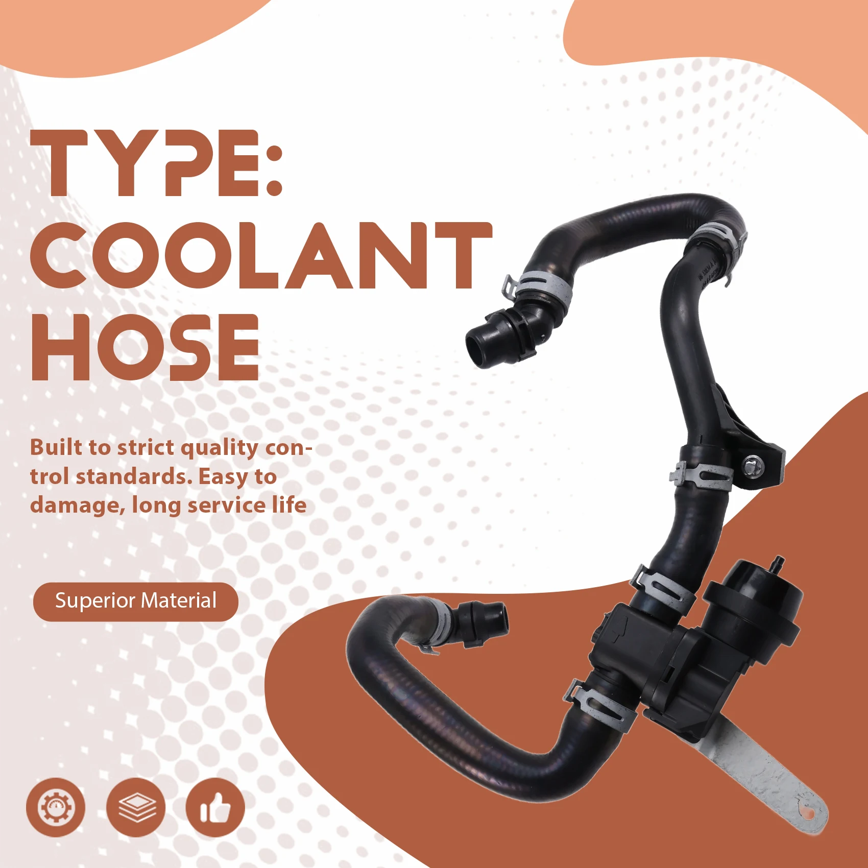 A 2742002451 Шланг охлаждающей жидкости водяного насоса двигателя автомобиля для