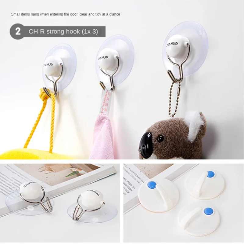 

Large Load Bearing Adhesive Hook for Kitchen Bathroom - CHAHUA Hook