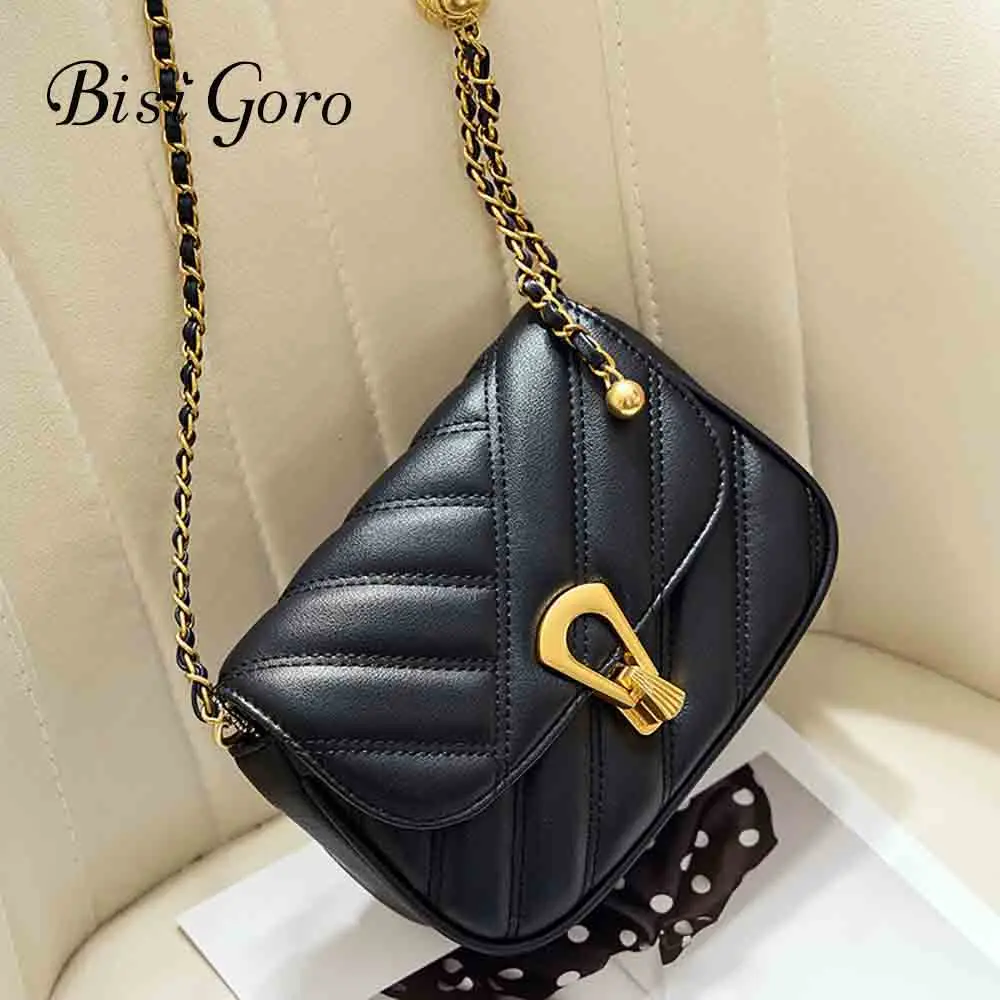 

Bisi Goro Women's Shoulder Bags for Women Crossbody Bag Ladies Handbags 2022 Trend Fashionable Brand New Solid Color Small Purse