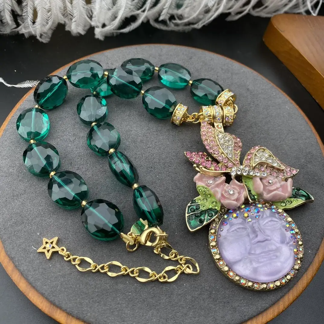 

2023 Новое роскошное индивидуальное блестящее и полупрозрачное ослепительное магнитное универсальное ожерелье