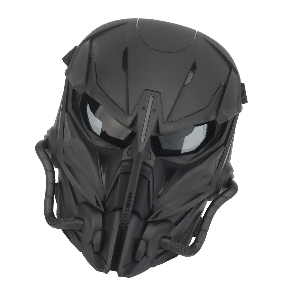 Маска светодиодные готические маски анфас кибер-маски робот панк косплей Fi