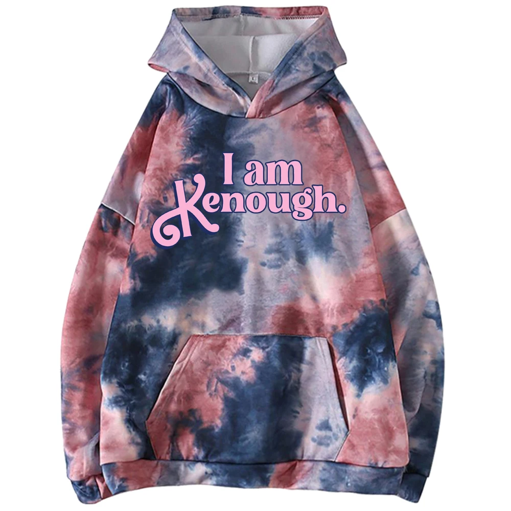 

I Am Kenough Tie Dye 3D Hoodie Women Men Harajuku Sweatshirt Fashion Streetwear Hip Hop Pullover Hooded Jacket Casual Tracksuit