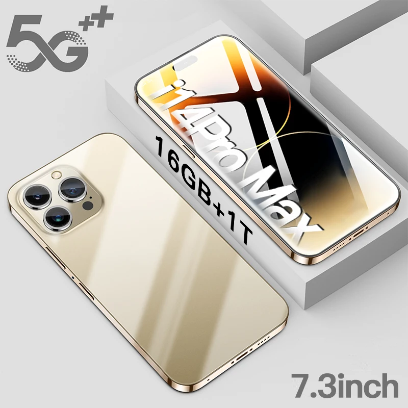 

Смартфон 2023 l14 Pro Max, 8000 мАч, 16 + 1 ТБ, 7,3 дюйма, hd экран