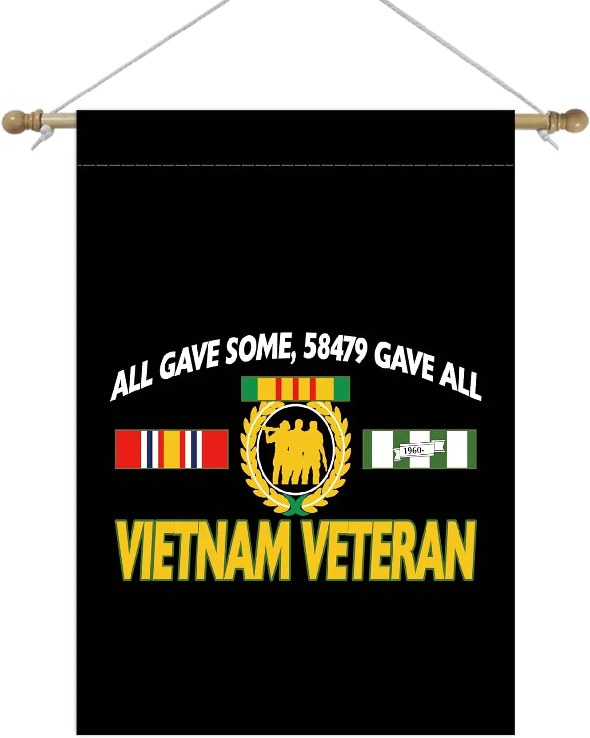 28x40 Вьетнамский садовый флаг для ветеранов внутренний и открытый двор газон