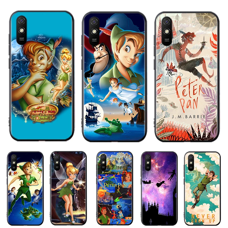 

Disney Cartoon Genie Peter Pan Redmi S2 Y2 6 6A 5 5A 4X 9i 9T 9A 9C 9 8A 8 GO 7 7A Prime Pro Plus Black Soft Phone Case