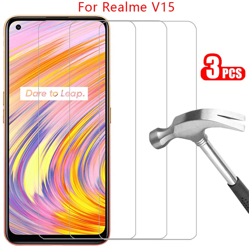 Защитное закаленное стекло для Realme v15 5g защитная пленка экрана Realmev15 v 15 15v