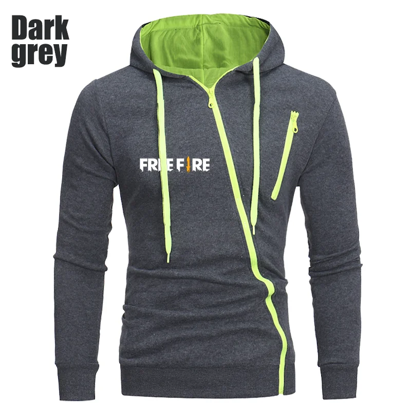 

Men Special Slope Zipper Jacket Sportwear Hoodies Casual Male Sweater Autumn Winter Coat Clothes