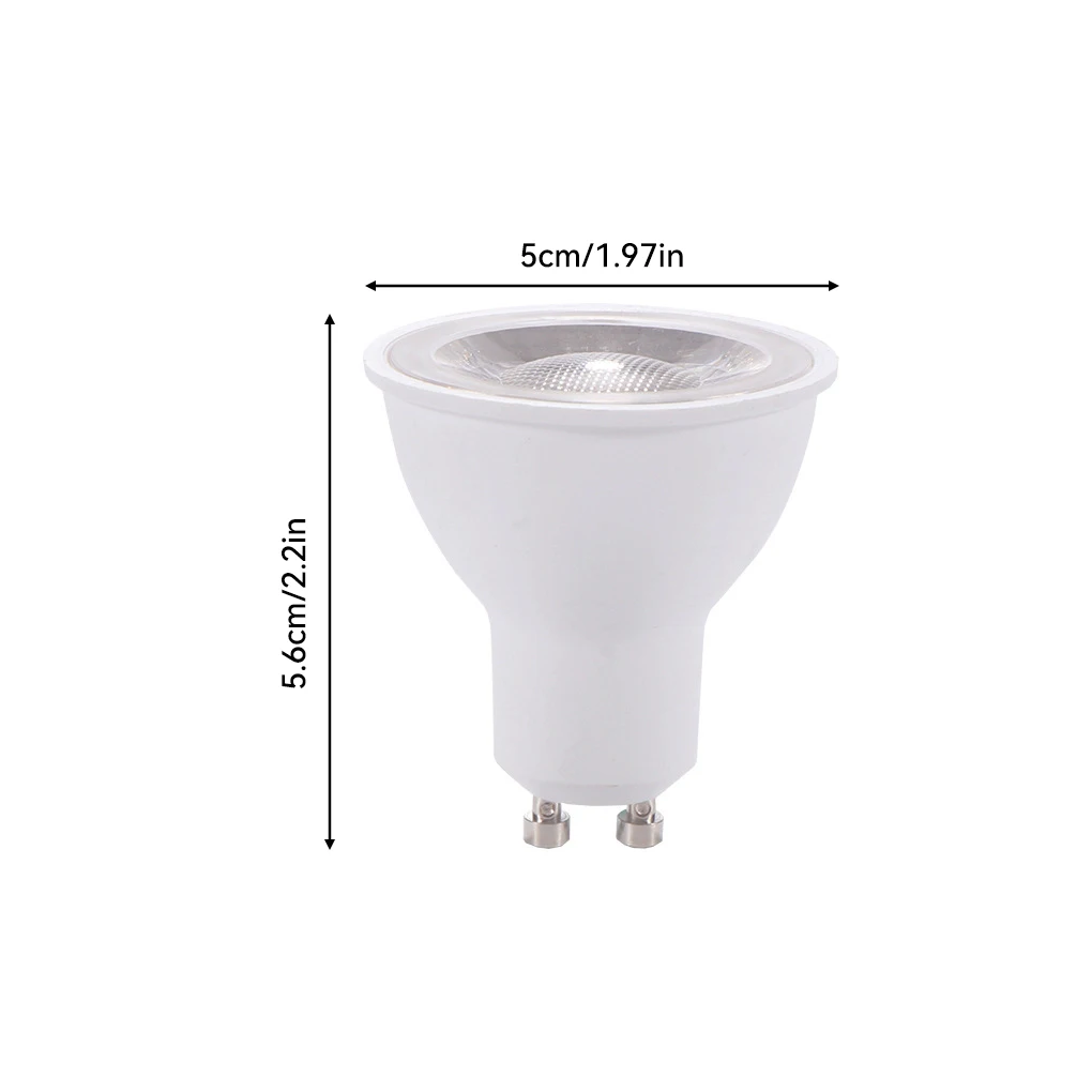 

10 Pieces GU10 7W LED Spot Light 500 Lumen Spotlight Bulb Home Decoration