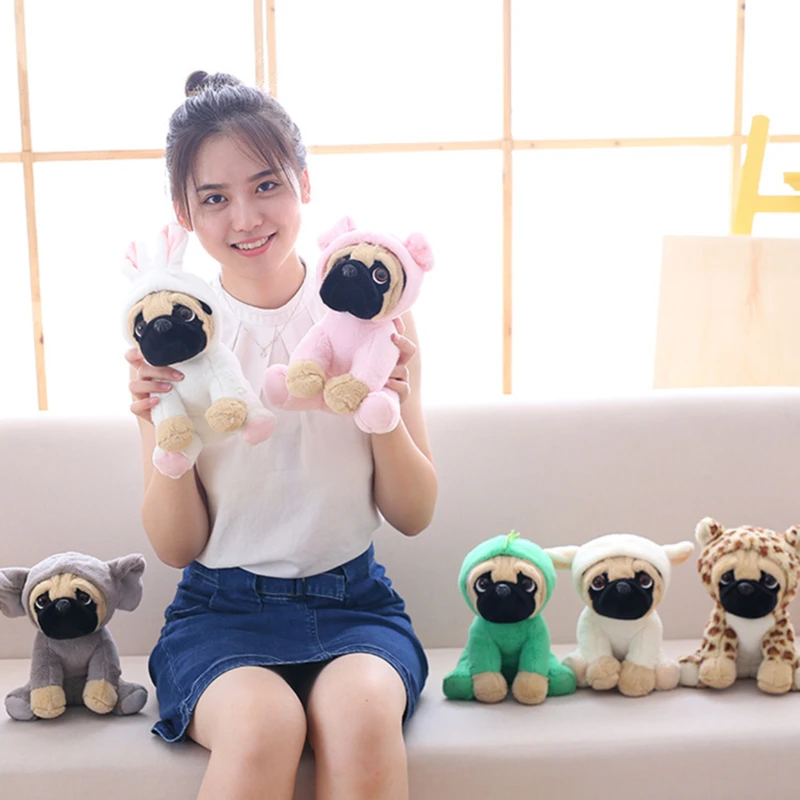 

Simulation Cute Animal Soft Stuffed Doll Dog Cosplay Kids Toy Puppy in Hat Birthday Christmas Gift for Kids Animals Nature 3C