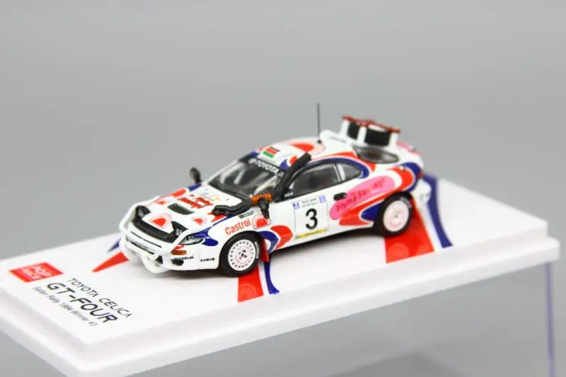 

PopRace 1:64 Racing Alloy Car Model 1994 World WRC Rally Celica ST185 for Toyota