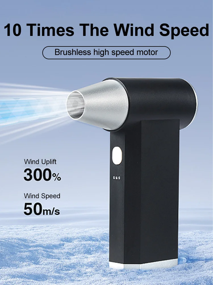 Мини-вентилятор Turbo Jet 110000 об/мин мощная воздуходувка высокопроизводительный