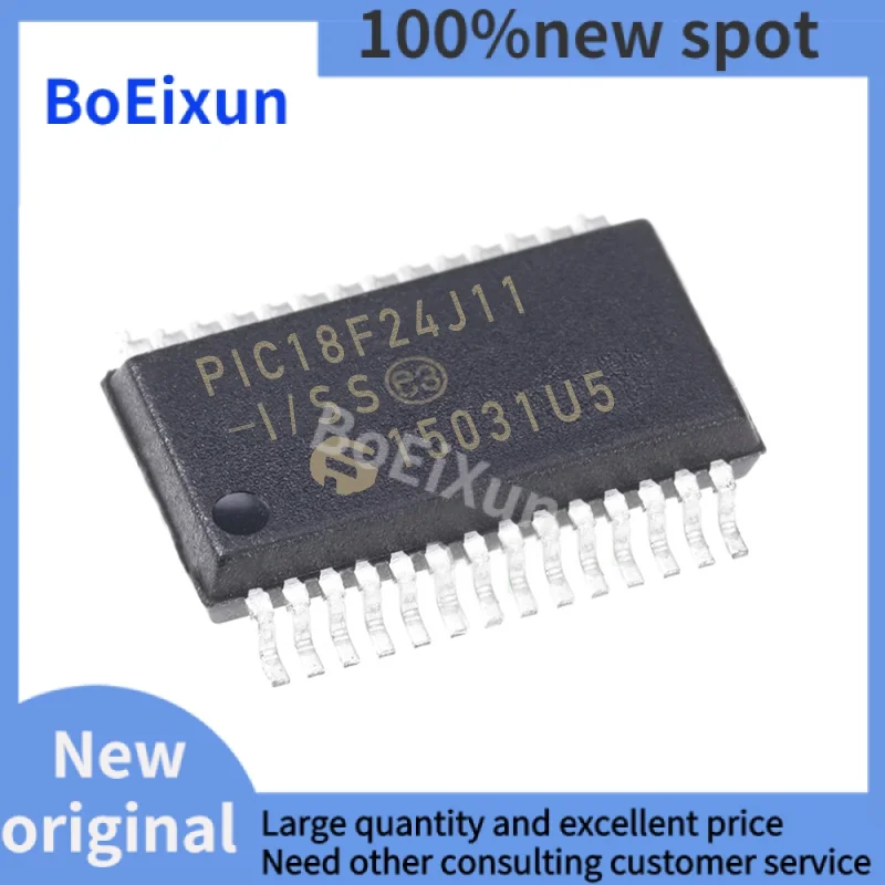 

1-100 PCS PIC18F24J11-I/SS SSOP-28 18F24J11 Embedded Microcontroller IC Chip Package SOP Brand New Original