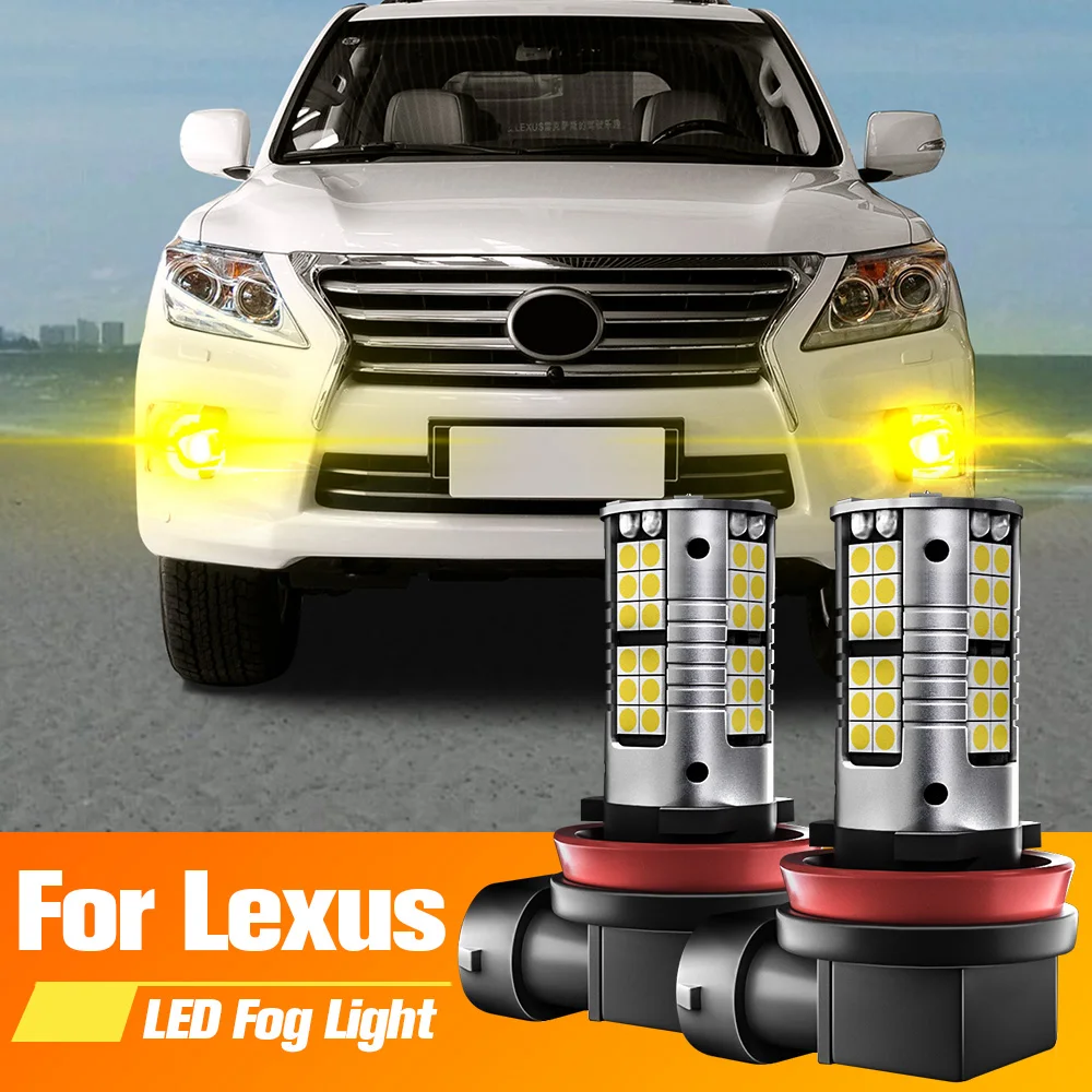 

2pcs LED Fog Light Blub H11 H16 Lamp Canbus No Error For Lexus IS250 IS350 IS200T IS F LX570 RX400H RX350 RX450H 2010-2015