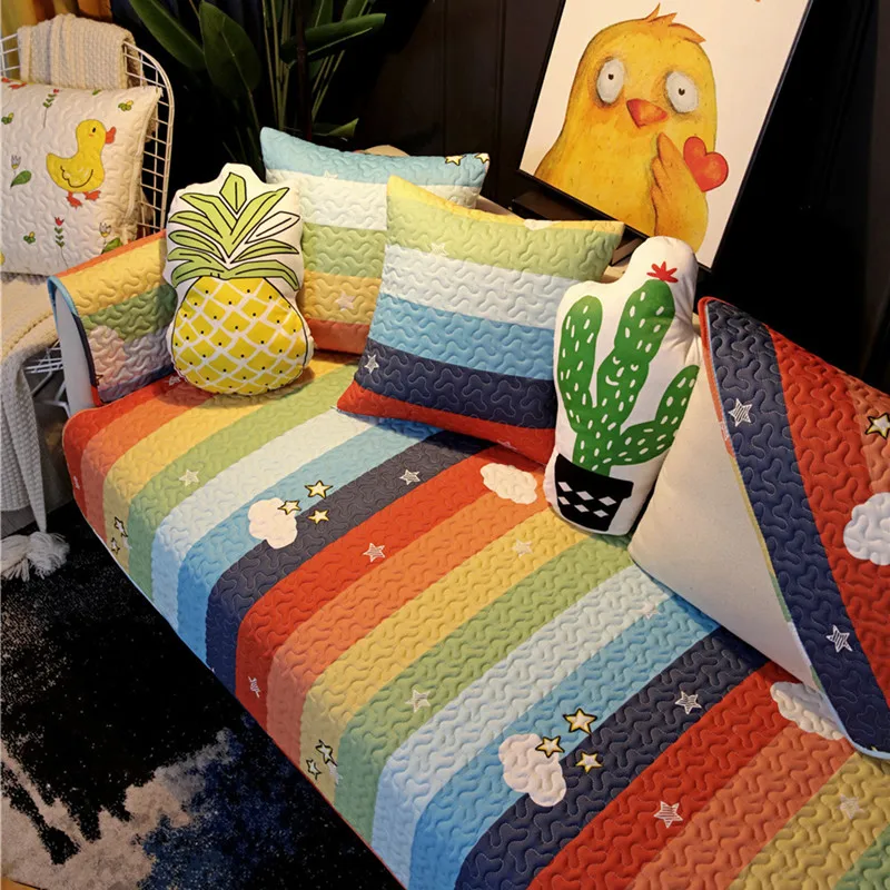 

Современный универсальный чехол для дивана, цветочный Хлопковый чехол для дивана, кресла, жаккардовая Подушка, угловой секционный чехол дл...