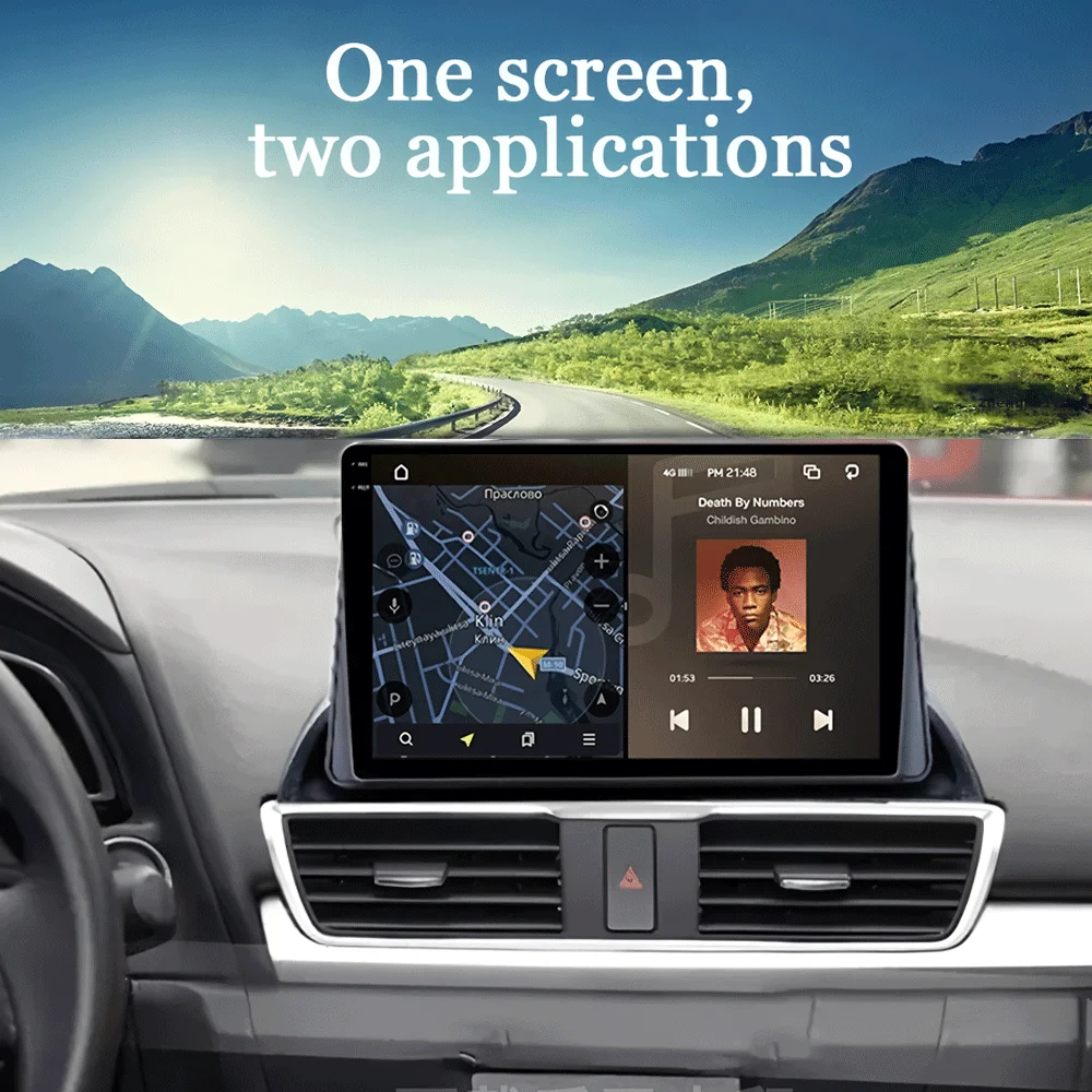 Фото Android14 для Mazda 3 Axela 2014-2019 12,3-дюймовый автомобильный радиоприемник, мультимедийный видеоплеер, GPS-навигация, видео стерео аудио головное устройство №5