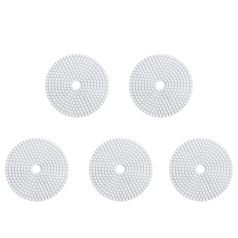 5 шт. дюймов 125 мм влажные Алмазные полировальные колодки мраморный гранит Grits 30