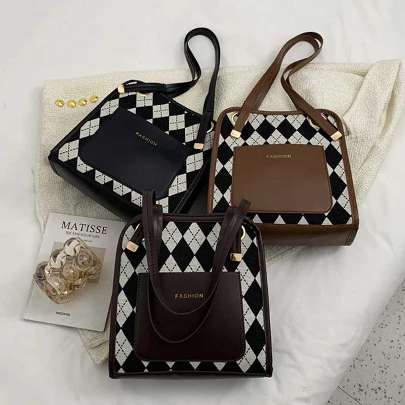 

Вместительная сумка-тоут из ПУ кожи, женская сумка через плечо, винтажные сумки через плечо для женщин, повседневная женская сумка