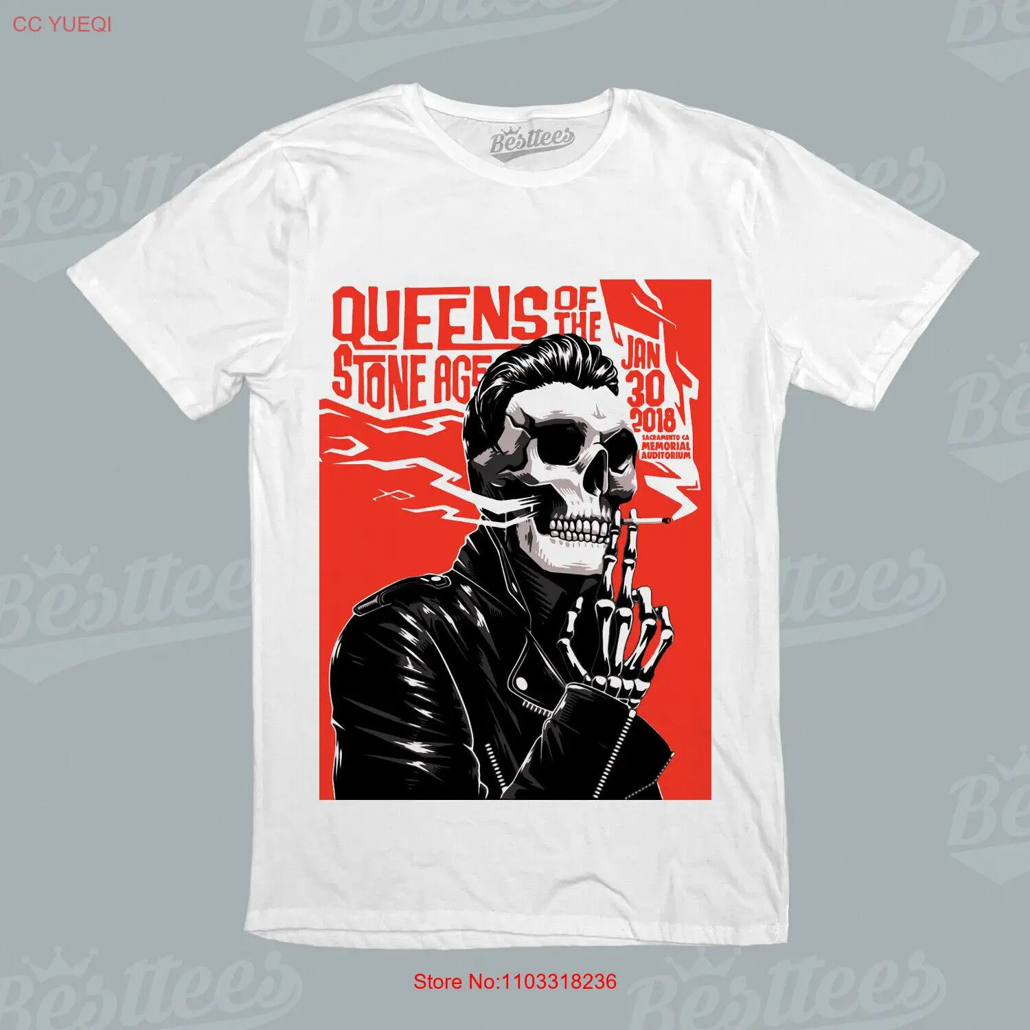 Мужская/Женская/Детская футболка с принтом &quotКоролева камня&quot &quotамериканский